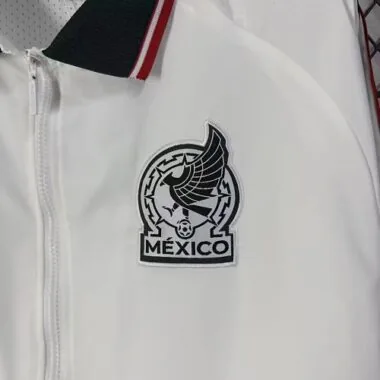 Mexico 2026 White Retro Windbreaker