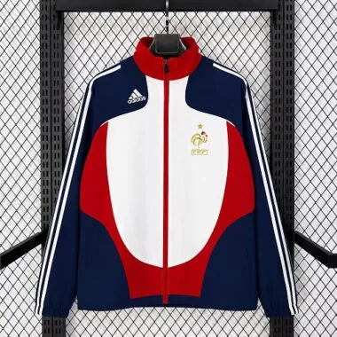 France 2008 Navy White Red Retro Windbreaker