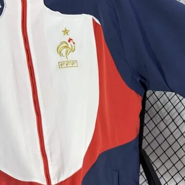 France 2008 Navy White Red Retro Windbreaker