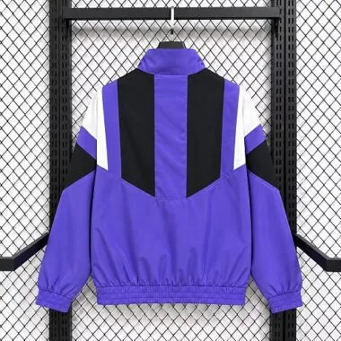 Real Madrid 2026/27 Purple Black EQT Casual Windbreaker