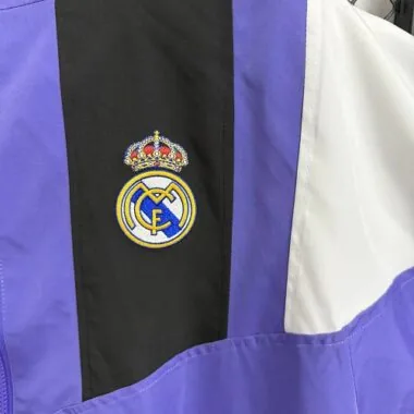 Real Madrid 2026/27 Purple Black EQT Casual Windbreaker