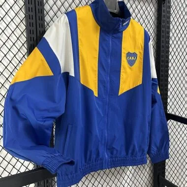 Boca Juniors 2026/27 Blue Yellow EQT Casual Windbreaker