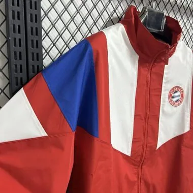 Bayern Munich 2026/27 Red White Blue Windbreaker