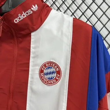 Bayern Munich 2026/27 Red White Blue Windbreaker