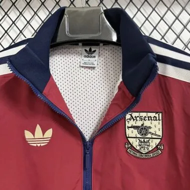 Arsenal 2026/27 Red Retro Windbreaker