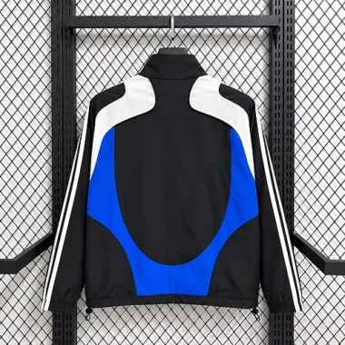 Chelsea 2008/09 Black Blue Retro Windbreaker