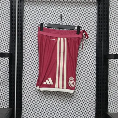 Real Madrid 2026/27 Red Third Player Version Shorts