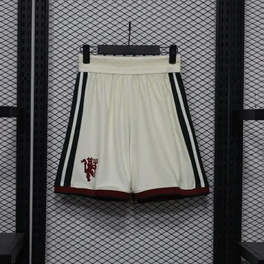 Manchester United 2026/27 White Third Player Version Shorts