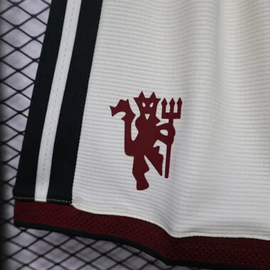 Manchester United 2026/27 White Third Player Version Shorts