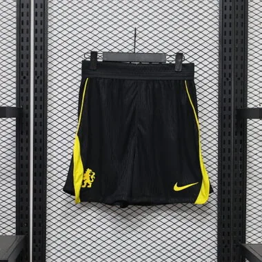 Chelsea 2026/27 Black Yellow Away Player Version Shorts