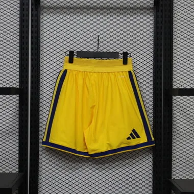 Boca Juniors 2026/27 Yellow Away Player Version Shorts