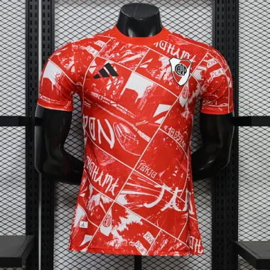 River Plate 2026/27 Red Graffiti Special Edition Player Version Jersey