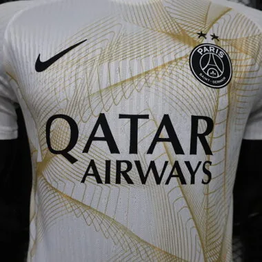 Paris Saint-Germain 2026/27 White Gold Special Edition Player Version Jersey
