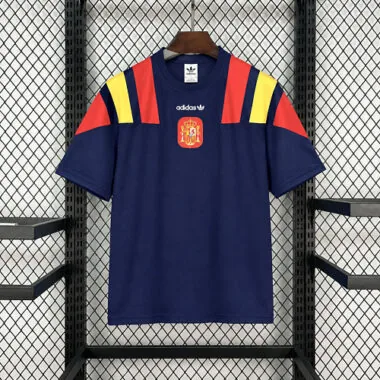 Spain 2026 Navy Red Yellow EQT Jersey