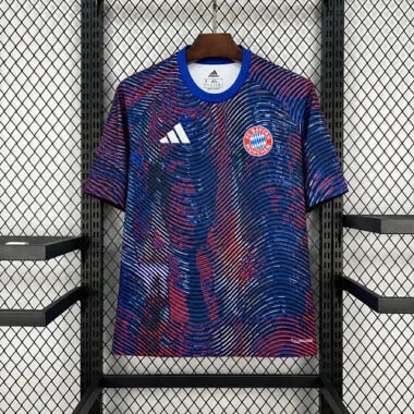 Bayern Munich 2026/27 Blue Red Pre-Match Jersey