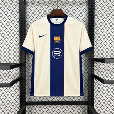 Barcelona 2026/27 Ivory Navy EQT Jersey