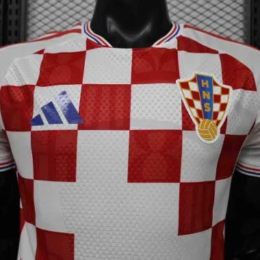 Croatia 2027 Red White Home Player Version Jersey