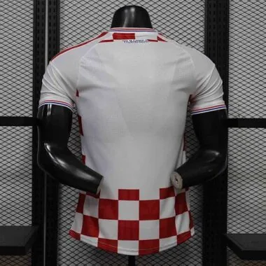 Croatia 2027 Red White Home Player Version Jersey
