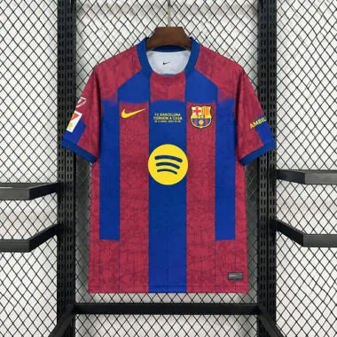 Barcelona 2026/27 Red Blue Map Pattern Special Edition Jersey