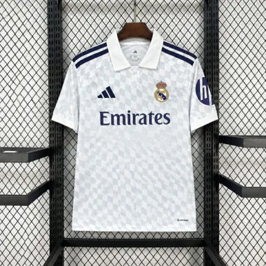 Real Madrid 2027/28 White Geometric Home Jersey