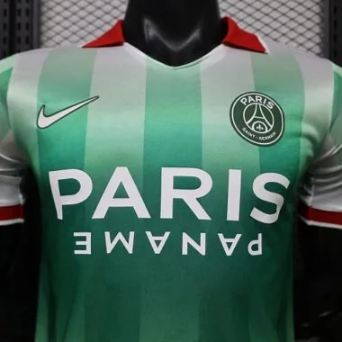 Paris Saint-Germain 2026/27 White Green Gradient Special Edition Player Version Jersey
