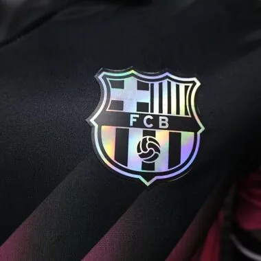 Barcelona 2026/27 Black Pink Blue Geometric Special Edition Player Version Jersey