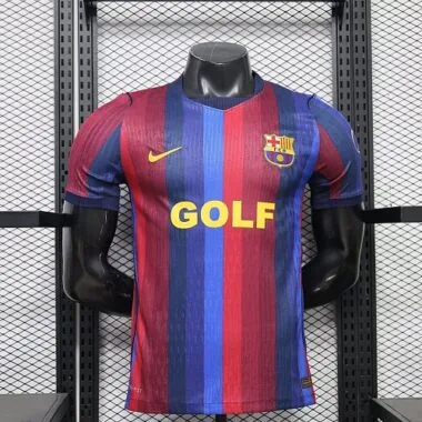 Barcelona 2026/27 Red Blue GOLF Collaboration Home Player Version Jersey