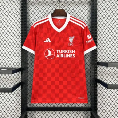 Liverpool 2027/28 Red Checkerboard Home Jersey